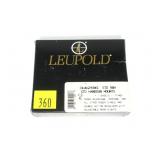 Leupold STD hanadgun mounts bases and 1" rings