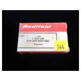 Redfield 1" split (low) Jr./Sr. scope mount rings