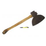 Broad axe marked "D.R. Barton 1832 Rochester, N.Y"