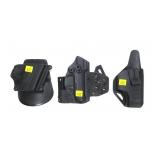 Lot, 3 assorted holsters: Fobus SP11B; Fobus GCZ;