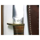 2- Buck Creek and Trophy Stag hunting knives with