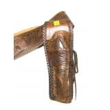 Custom leather holster and belt