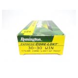 Box of Remington .30-30 WIN 120-grain Core-Lokt