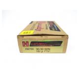 Box of Hornady .30-30 WIN 160-grain