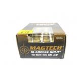 Box of Magtech Guardian Gold .40 S&W 155-grain
