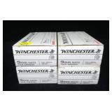 4- Boxes of Winchester 9mm Luger 124-grain