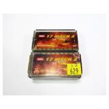 2- Cases of CCI .17 Mach 2 17-grain V-Max
