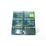 6- Boxes of Fiocchi 7.62 x 39mm 123-grain