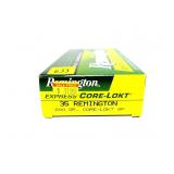 Box of Remington .35 REM 200-grain Core-Lokt