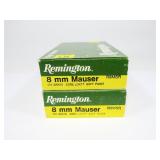 2- Boxes of Remington 8mm Mauser 170-grain