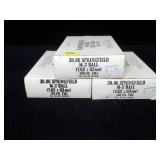 3- Boxes of .30-06 Springfield M-2 Ball 150-grain