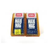 2- Cases of CCI .22 Mag. hollow point cartridges