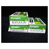 3- Boxes of Remmington .380 Auto 95-grain