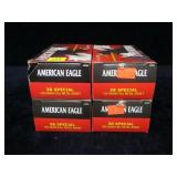4- Boxes of American Eagle .38 SPL 130-grain