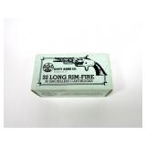 Box of Navy Arms Co. .32 Long rimfire cartridges,