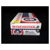 Box of Winchester .45 Auto 230-grain