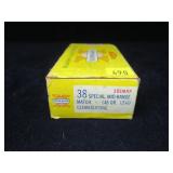 Box of Western Super-Match .38 SPL 148-grain