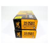 Lot of Browning .22-250 REM 50-grain BVX Varmint