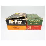2- Boxes of .38 SPL cartridges