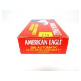 Box of American Eagle .380 Automatic 95-grain