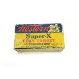 Vintage box of Western Super-X .22 LR shot