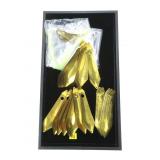 Lot: Brass fishing spoon blanks, approx. 50