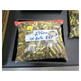 Lot: .45 Auto unfired Brass, 275 pcs.
