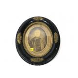 Oval framed photo by J.H. Nolan Photographer,