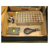 Lot, cleaning kit, Zebco 33 reel and miscellaneous