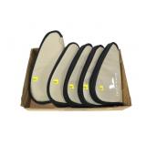 Lot, five pistol soft cases, as new