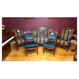 Victorian 6 pc Parlor Set,