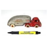 Hubley C/I "Motor Express" 2 pc. Truck 7.5" L.