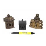 Lot: 3 Vintage C/I Still Banks