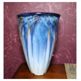 Pottery Vase, 10" H.