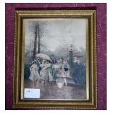 25.5" x 21.5" Framed Vintage Print