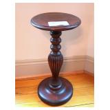 Vintage round  pedestal plant stand,