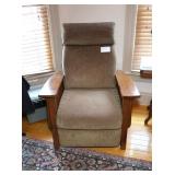 Contemporary Oak Arts & Crafts Recliner