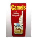 Camel Tin Advertising Thermometer,