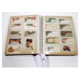 Collection of Victorian calling cards & postcards