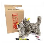 Steiff "Whiskas" Cat with Kitten and original box