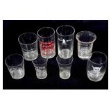Lot: Assorted Rochester Advertising tumblers,
