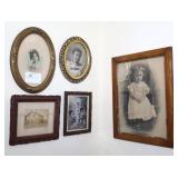 Lot: Vintage Framed Photos and Prints, 5 pcs.