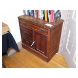 Vintage Commode, 30.5" W. x 16" D. x 30.5" H,