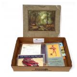 Lot: Vintage paper ephemera, includes: