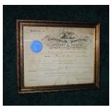 Governor A.G. Curtain, PA signed Civil War