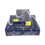 3- Boxes Lawman 9mm Luger 115-grain TMJ