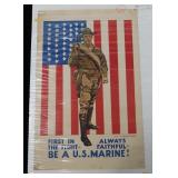 WWI Poster: First in the Fight, Always Faithful,