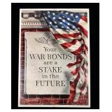 Vintage WWII Bonds Poster