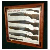 Vintage LeFever Shot Guns Poster in Wooden Frame