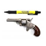 Ethan Allen 22 Side Hammer Rimfire Revolver,